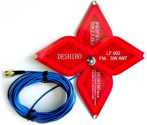 هوائي راديو صغير محمول على الموجات القصيرة LF-002 هوائي خارجي FM: 87.6-108 ميجا هرتز SW: 2.3-29.9 ميجا هرتز تحسين استقبال الإشارة وتجنب الضوضاء مناسب لأي راديو in Kuwait