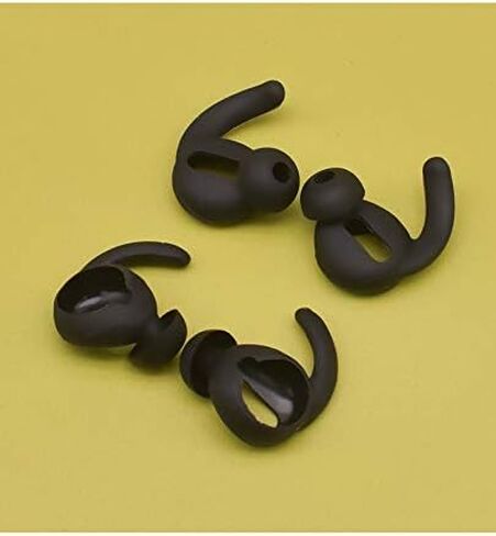Zotech 3 Pairs AirPods Ear Hooks Cover Earbuds Tips Compatible with Apple AirPods 1 & AirPods 2 or EarPods (Black) in Saudi Arabia