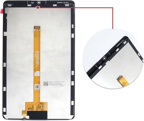 لسامسونج جالاكسي تاب A9 SM-X110 شاشة LCD تعمل باللمس محول الأرقام الجمعية استبدال أسود 8.7 "، غير مناسب SM-X115 in Saudi Arabia