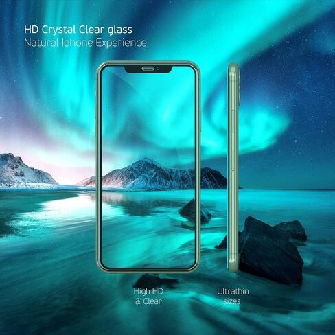 Deppa [2 Pack Premium Screen Protector for iPhone 13 Pro/13/14 (6.1') Tempered Glass/ 3D Edge to Edge Full Coverage |Case Compatible| with Easy Install Kit Tray [Video Guide] in Saudi Arabia
