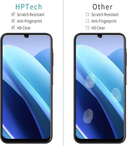 (عبوتان) HPTech مصمم لهاتف Samsung Galaxy A25 5G / Galaxy A25 واقي شاشة من الزجاج المقوى، مضاد للخدش، خالٍ من الفقاعات in Kuwait