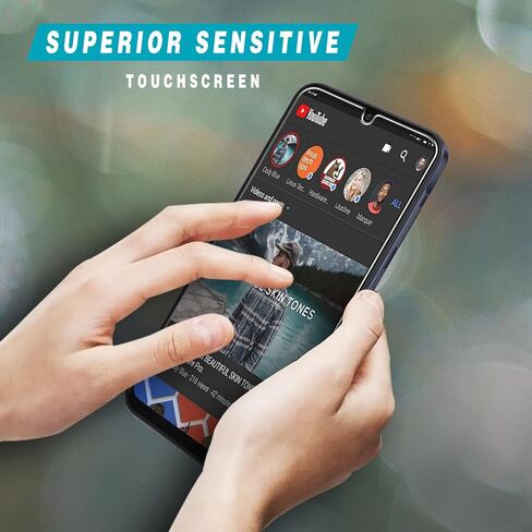 (عبوتان) HPTech مصمم لهاتف Samsung Galaxy A25 5G / Galaxy A25 واقي شاشة من الزجاج المقوى، مضاد للخدش، خالٍ من الفقاعات in Kuwait