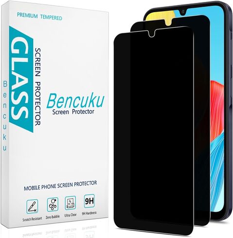 (عبوتان) HPTech مصمم لهاتف Samsung Galaxy A25 5G / Galaxy A25 واقي شاشة من الزجاج المقوى، مضاد للخدش، خالٍ من الفقاعات in Kuwait