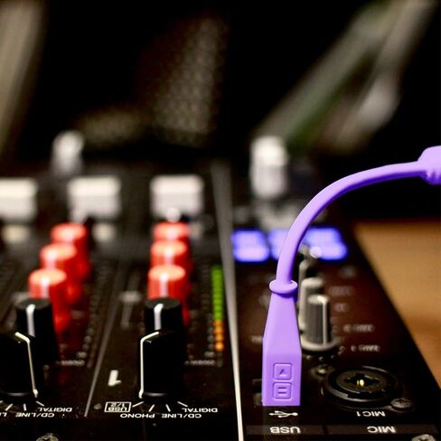 DJ TechTools Chroma Cables: Audio Optimized 1.5M USB-A to USB-B Cable (Neon Orange) in Saudi Arabia