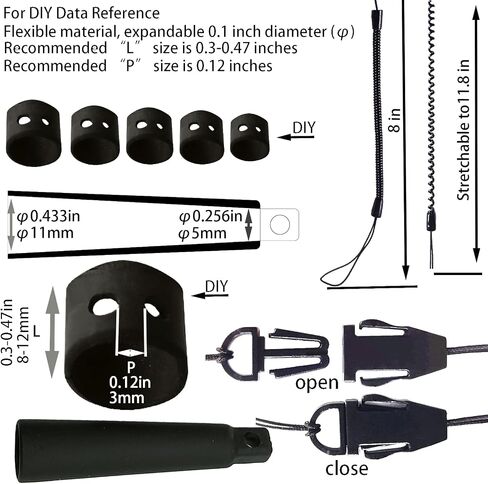 Ttablet Pen Holder Pen Loss Prevention Lanyard Set 2 Silicone Pen Sleeves for DIY with 2 17 Inch Stretchable Necklace Lanyards 2 Quick Clasps -Free 1 Hole Opener -Pendant Stylus Holder for Cell Phone in Saudi Arabia