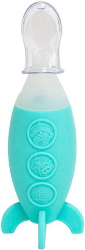 Baby Feeding Spoon Squeeze, Stand-up Base Design, BPA & Phthalate Free, 3 oz, Baby Feeder Spoon, 6 Month+ in Saudi Arabia