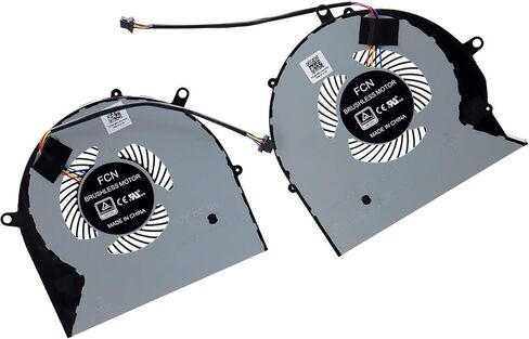 CPU Cooling Fan DFS552012M00T FK7V w/GPU Fan DFS602212M00T FK7W for ASUS ROG Strix FX503 FX503VD GL703 GL703V GL703VM FX63V FX63VM in Saudi Arabia