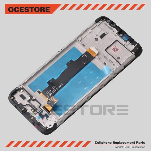 for Moto E7i Power XT2097-13 XT2097-14 XT2097-12 LCD Display Touch Screen Digitizer Assembly la pantalla Replacement Black with Frame in Saudi Arabia
