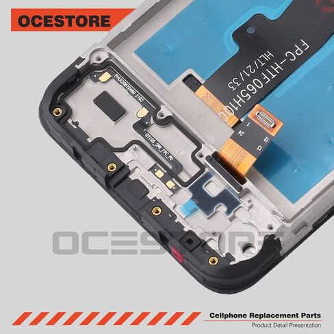 for Moto E7i Power XT2097-13 XT2097-14 XT2097-12 LCD Display Touch Screen Digitizer Assembly la pantalla Replacement Black with Frame in Saudi Arabia