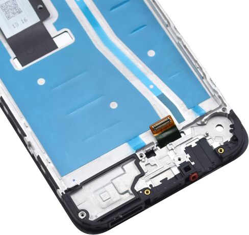 شاشة عرض كاملة لموتورولا موتو G53 XT2335-2 شاشة LCD تعمل باللمس استبدال محول الأرقام مع إطار الشاشة أسود 6.5 بوصة in Saudi Arabia