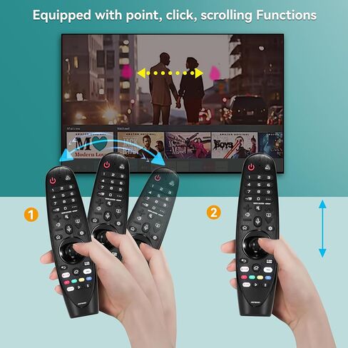 Replacement for LG Magic Voice Remote Control for 2017-2022 LG Smart TV, AN-MR22GA MR21GA MR20GA MR19BA MR18BA MR650A AKB75855501 Magic Remote with Voice and Pointer Function in Saudi Arabia