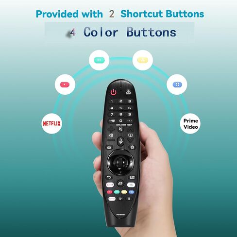 Replacement for LG Magic Voice Remote Control for 2017-2022 LG Smart TV, AN-MR22GA MR21GA MR20GA MR19BA MR18BA MR650A AKB75855501 Magic Remote with Voice and Pointer Function in Saudi Arabia