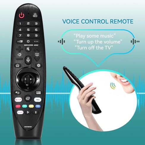 Replacement for LG Magic Voice Remote Control for 2017-2022 LG Smart TV, AN-MR22GA MR21GA MR20GA MR19BA MR18BA MR650A AKB75855501 Magic Remote with Voice and Pointer Function in Saudi Arabia
