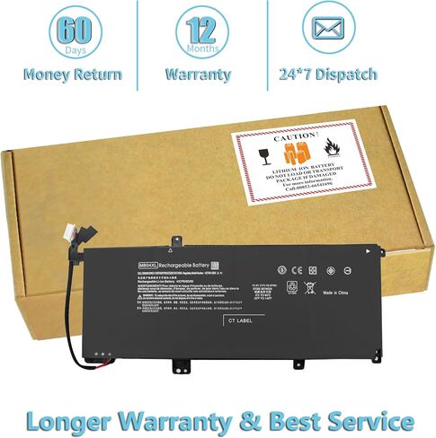 55.67Wh MB04XL Battery 844204-850 15.4V for HP Envy X360 15-AQ273CL 15-AQ100NX 15-AQ267CL 15-AQ015NR 15-AQ173CL 15T-AQ100 15T-AQ200, M6-AQ000 AQ003DX AQ005DX AQ103DX AQ105DX AR004DX 843538-541 in Saudi Arabia