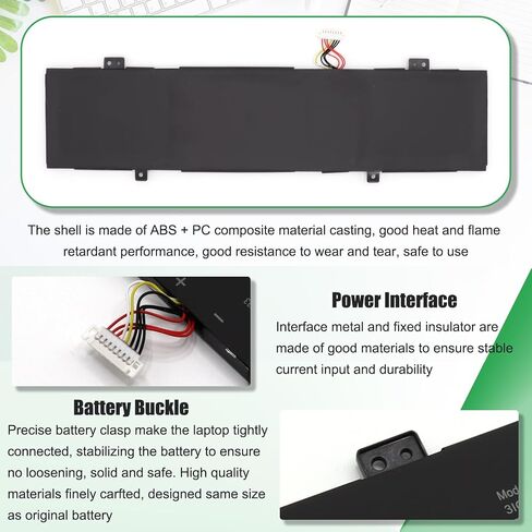 C31N1733 Laptop Battery Replacement for ASUS VivoBook Flip 14 TP412 TP412U TP412UA TP412F TP412FA TP412UA-DB31T TP412UA-IH31T TP412UA-EC059T TP412FA-EC551T TP412FA-EC707T Series 11.55V 42Wh in Saudi Arabia