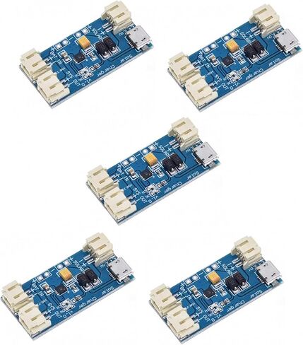 5 قطعة 500MA بطارية ليثيوم شمسية صغيرة USB شحن مجلس CN3065 وحدة شحن صغيرة 4.4-6 فولت مع المصغّر USB للتطبيق الخارجي DIY in Saudi Arabia