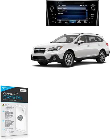 واقي شاشة BoxWave متوافق مع Subaru 2019 Outback (8 بوصات) - ClearTouch مضاد للوهج (عبوتان)، غلاف غشاء غير لامع مضاد لبصمات الأصابع لـ Subaru 2019 Outback (8 بوصات) in Saudi Arabia