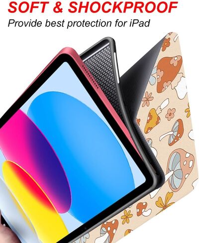 Case for iPad 10th Generation 2022 Release iPad 10 Gen 10.9 inch Lightweight Slim Folio Stand Cover Protective Soft TPU Cute Cat Adjustable Angles Auto Wake Sleep Smart Leather Case in Kuwait
