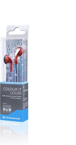 Sennheiser MX 365 Earphones - Red in Saudi Arabia