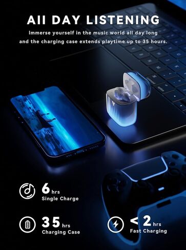 Wireless Luminous Earbuds LP1 Bluetooth 5.4 Moving Sand Glow in The Dark Earbuds with Wireless Charging Case 32H Playback Ear Buds Stereo Bass Built-in Mic in Ear Earphones for TV Smart Phone in Saudi Arabia