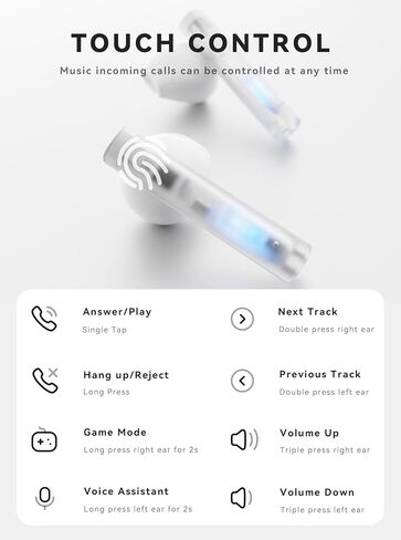 Wireless Luminous Earbuds LP1 Bluetooth 5.4 Moving Sand Glow in The Dark Earbuds with Wireless Charging Case 32H Playback Ear Buds Stereo Bass Built-in Mic in Ear Earphones for TV Smart Phone in Saudi Arabia