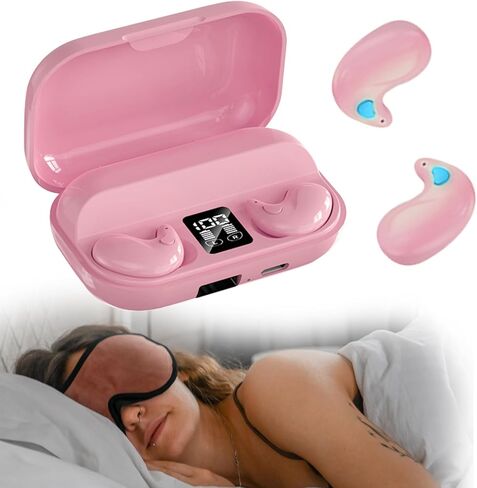 Flat Invisible Sleep Wireless Earphone IPX5 Waterproof Thin Invisible Sleep Earbuds for Side Sleepers Sleep Ear Buds Smallest Tiny Small Mini Discreet Earbud for Sleeping Invisible Headphones in Saudi Arabia