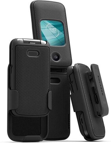 Encased Phone Holster for SmartFlip/Alcatel Go Flip 3 Belt Clip Case (DuraClip Series) (4052R / 4052C / 4052W) in Saudi Arabia
