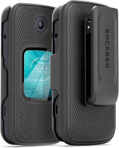 Encased Phone Holster for SmartFlip/Alcatel Go Flip 3 Belt Clip Case (DuraClip Series) (4052R / 4052C / 4052W) in Saudi Arabia