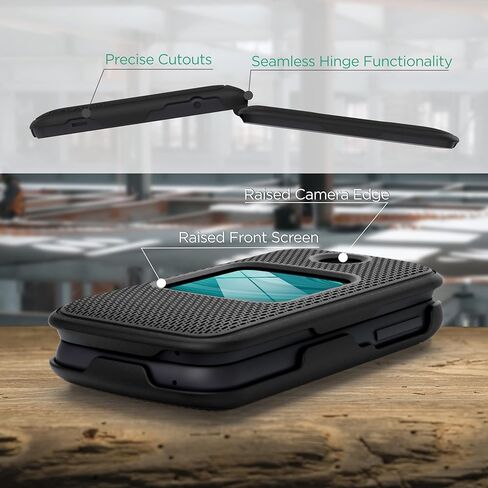 Encased Phone Holster for SmartFlip/Alcatel Go Flip 3 Belt Clip Case (DuraClip Series) (4052R / 4052C / 4052W) in Saudi Arabia