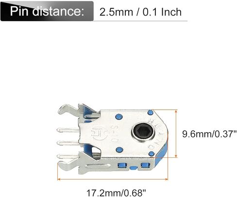 MECCANIXITY Mouse Wheel Encoder 10mm 300W Time Accurate Decoder Rotary Mouse Scroll Wheel Encoder 10 Pcs in Saudi Arabia