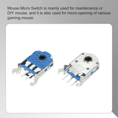 MECCANIXITY Mouse Wheel Encoder 10mm 300W Time Accurate Decoder Rotary Mouse Scroll Wheel Encoder 10 Pcs in Saudi Arabia