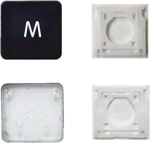 Replacement Individual AP08 Type M Key Cap and Hinges are Applicable for MacBook Pro Model A1425 A1502 A1398 for MacBook Air Model A1369/A1466 A1370/A1465 Keyboard to Replace The M Key Cap and Hinge in Saudi Arabia