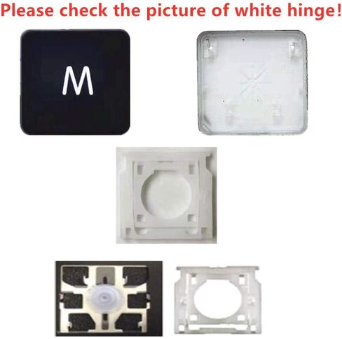 Replacement Individual AP08 Type M Key Cap and Hinges are Applicable for MacBook Pro Model A1425 A1502 A1398 for MacBook Air Model A1369/A1466 A1370/A1465 Keyboard to Replace The M Key Cap and Hinge in Saudi Arabia