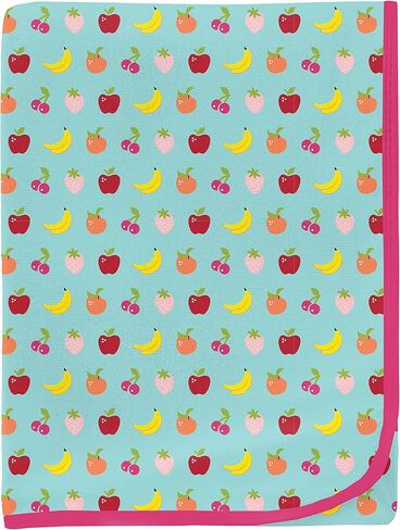 KicKee Print Swaddle Blankets, Silky Soft Baby Blanket, 40" x 29" (Natural Just So Animals - One Size) in Kuwait