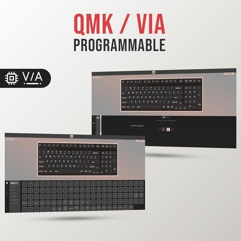 لوحة مفاتيح CIDOO V98 للألعاب من الألومنيوم بنسبة 96%، لوحة مفاتيح ميكانيكية ذات حشية مع 5 طبقات حشوة، QMK قابلة للبرمجة، BT5.0/2.4 جيجا هرتز/USB-C لوحة مفاتيح مخصصة قابلة للتبديل السريع مع أغطية مفاتيح PBT لـ Win/Mac in Kuwait