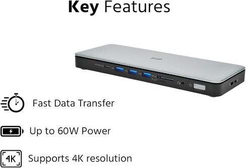 محطة إرساء Monoprice 15 في 1 ثلاثية العرض MST USB-C، مع أوضاع عرض متعددة، HDMI، SD/TF، ​​RJ45، صوت 3.5 مم، PD، متوافقة مع Mac OS MacBook وWindows Laptop، HP، Lenovo in Saudi Arabia