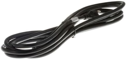Heavy Duty Computer Power Cord 14 AWG, 15A/125V 5-15P to C13, (NEMA 5-15P to IEC-60320-C13) 3 ft, 3 Prong Power Cord, Black Lifetime Wty in Saudi Arabia