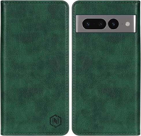 for Google Pixel 7 Pro Wallet Case with [RFID Blocking] Card Slot Stand Strong Magnetic Flip Fold Leather Protective Phone Case for Google Pixel 7 Pro Case Wallet(6.7 inch-Green) in Saudi Arabia