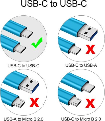 شاحن سريع CBUS 20 واط USB C + كابل مضفر بطول 6 أقدام متوافق مع TCL 50 XE 5G، 50 LE، 40 XE 5G، 30 V 5G، 30 5G، 30 XE، Stylus 5G، 20 XE، 20s، 20 Pro 5G، 10 5G UW، سيجنا فليب/فليب برو (أزرق كهربائي) in Kuwait