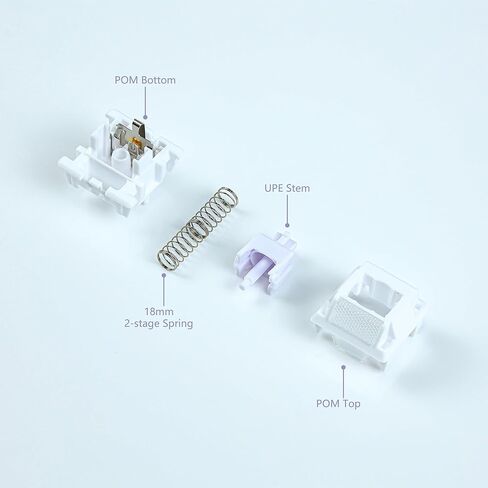مفاتيح لوحة المفاتيح الميكانيكية WS Morandi 5 دبابيس PCB Mount Lubed Switche للوحة المفاتيح الميكانيكية لوحة مفاتيح الألعاب (35pca) in Kuwait