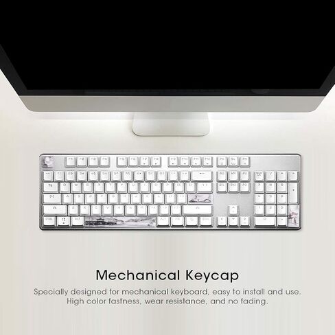 أغطية مفاتيح مخصصة للوحة المفاتيح الميكانيكية، 4 مفاتيح عالمية PBT Keycap Set Space ESC أدخل Numpad أدخل Keycap DIY Keycap Combo مع رسم المناظر الطبيعية الصينية in Kuwait
