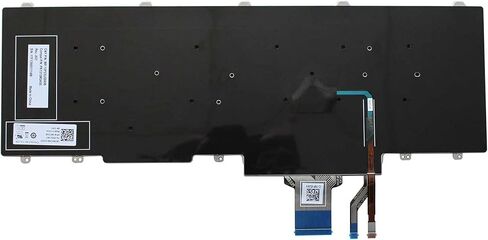 لوحة مفاتيح أمريكية لجهاز Dell Latitude E5550 E5570 5580 5590 5591 / Dell Precision 3510 3520 7510 7520 7710 7720 كمبيوتر محمول مع مؤشر بدون إطار (بدون إضاءة خلفية) in Kuwait