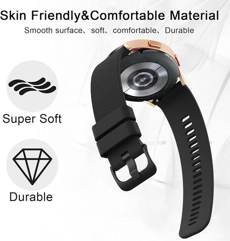 حزام Wanme متوافق مع Amazfit GTR 4 / GTR 3 Pro / GTR 3 / GTR 2e / GTR 2 / GTR 47 مم ساعة ذكية، 22 مم سريع الإصدار من السيليكون البديل حزام معصم رياضي لـ Amazfit GTR 4 / 3 / 2 العصابات الرجال النساء in Saudi Arabia