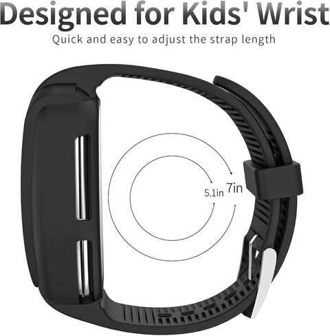 Sport Band Compatible with Little Tikes Tobi 1 2 Robot Smartwatch, Soft Silicone Breathable Replacement Bands Strap with Bumper Protective Case for Children Tobi Robot Smart Watch in Kuwait
