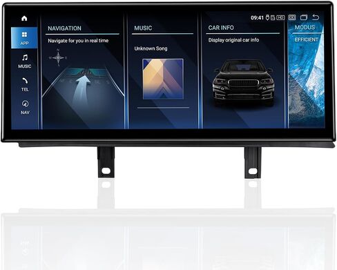 شاشة PEMP رفيعة للغاية 12.3 بوصة Qualcomm Snapdragon 680 8 Core Android، لسيارات BMW 3 Series F30 NBT CIC Android 13 CarPlay اللاسلكية والسلكية Android Auto Calls باستخدام شاشة ميكروفون OEM in Saudi Arabia