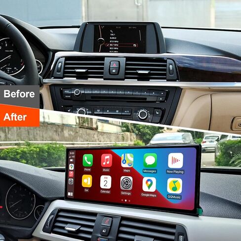 شاشة PEMP رفيعة للغاية 12.3 بوصة Qualcomm Snapdragon 680 8 Core Android، لسيارات BMW 3 Series F30 NBT CIC Android 13 CarPlay اللاسلكية والسلكية Android Auto Calls باستخدام شاشة ميكروفون OEM in Saudi Arabia