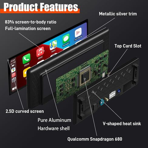 شاشة PEMP رفيعة للغاية 12.3 بوصة Qualcomm Snapdragon 680 8 Core Android، لسيارات BMW 3 Series F30 NBT CIC Android 13 CarPlay اللاسلكية والسلكية Android Auto Calls باستخدام شاشة ميكروفون OEM in Saudi Arabia