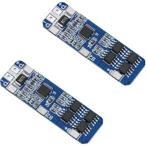 2PCS Blue 3S BMS Module 12V 10A 18650 Lithium Battery Protection Board Charger Module