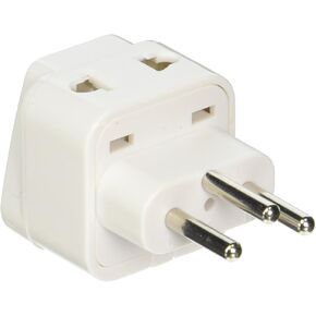 CKITZE BA-11A-3P Grounded Universal 2-in-1 USA to Switzerland Type J Plug Adapter - 3 Pack