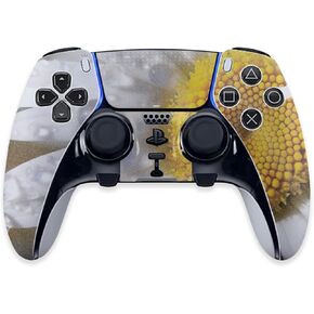 MightySkins Glossy Glitter Skin Compatible with PS5 DualSense Edge Controller - Daisy | Protective, Durable High-Gloss Glitter Finish | Easy to Apply & Change Styles | Made in The USA